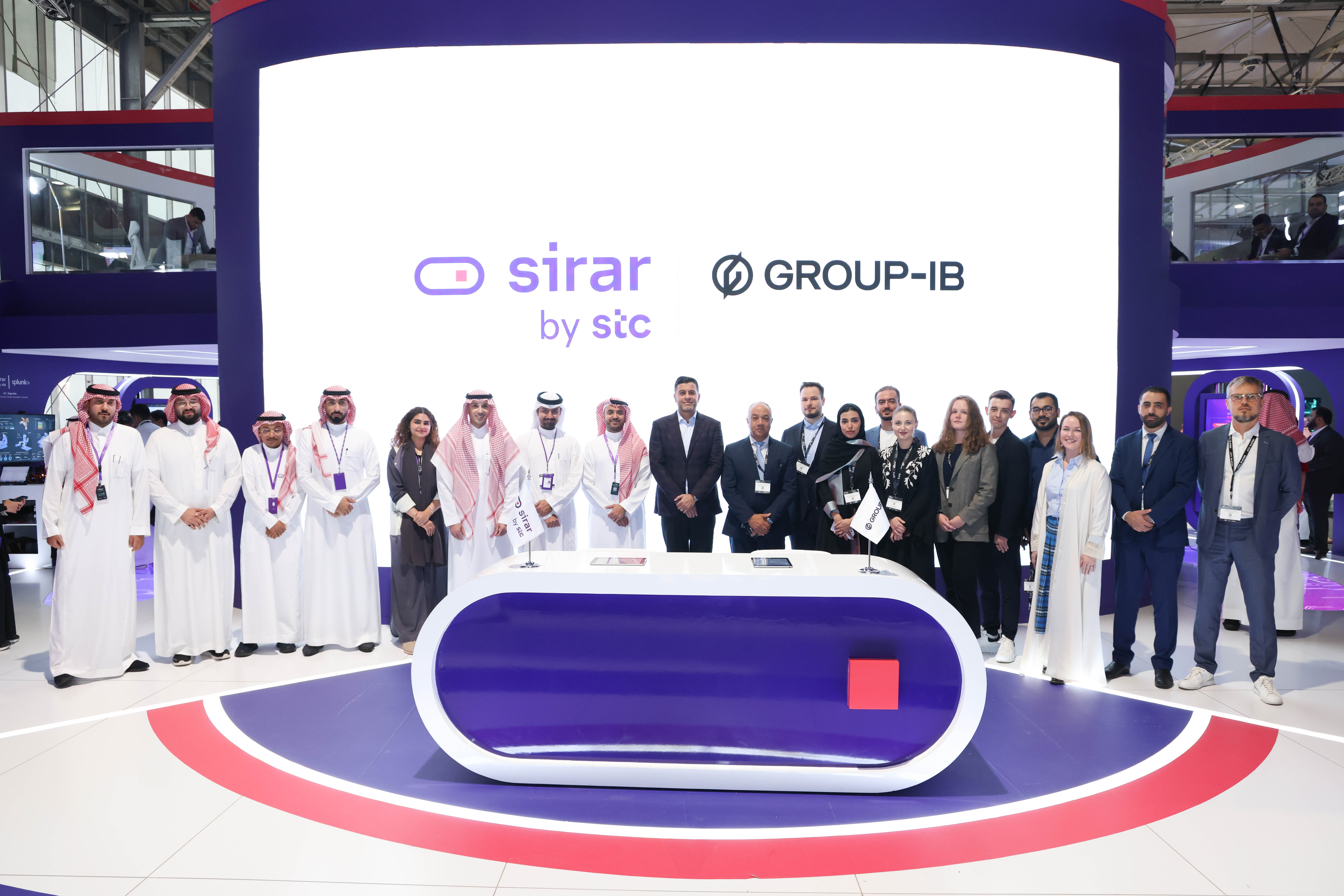 Signing parties of Group-IB and sirar by stc