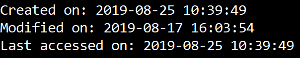 prefetch file's timestamps