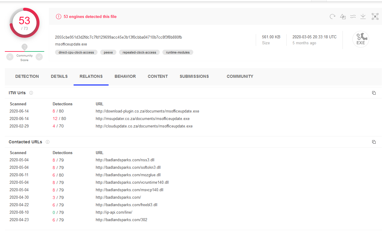 example of raccoon stealer malicious file