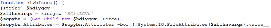 elvbfzcoa function