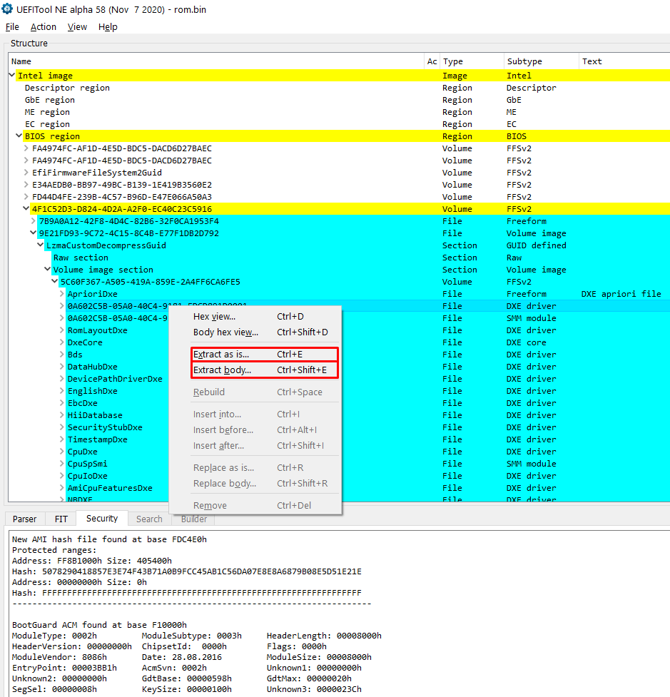 bootkits suspicious modules