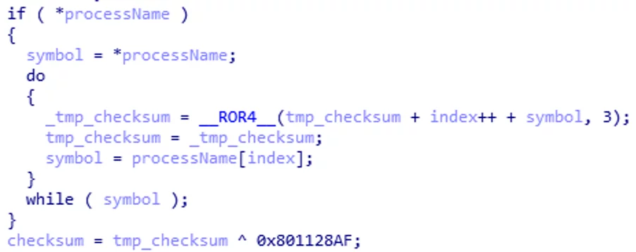 iceid checksum process
