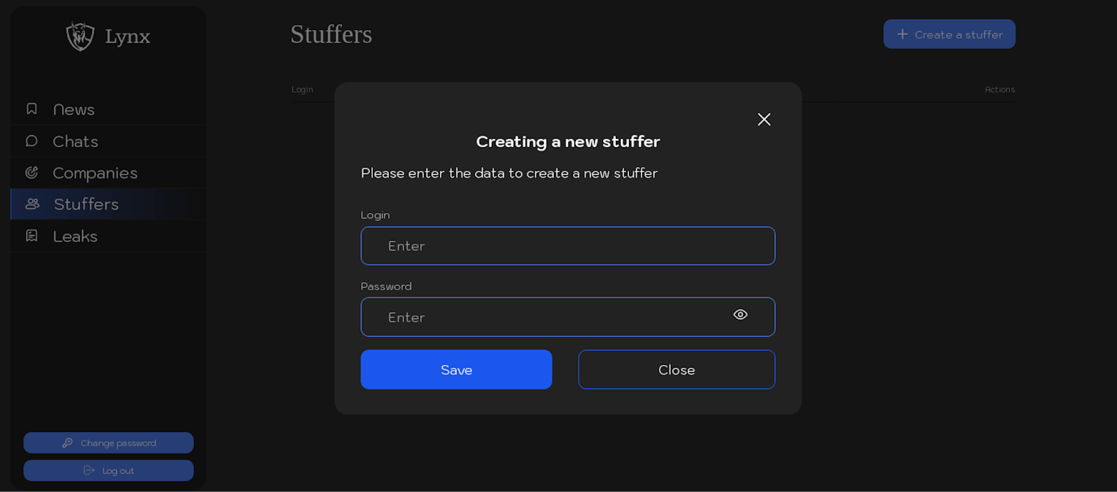 Figure 13. Screenshots of the interface for creating a stuffer or sub-affiliate in the Figure 13. Screenshots of the interface for creating a stuffer or sub-affiliate in the