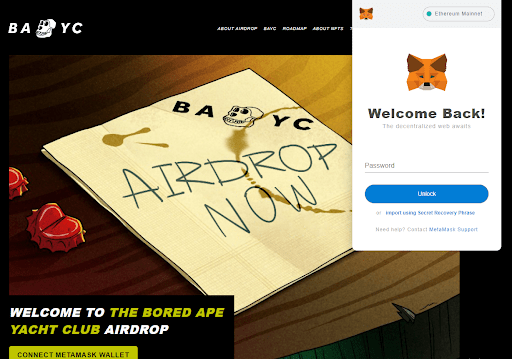 screenshot of a fake youtube stream