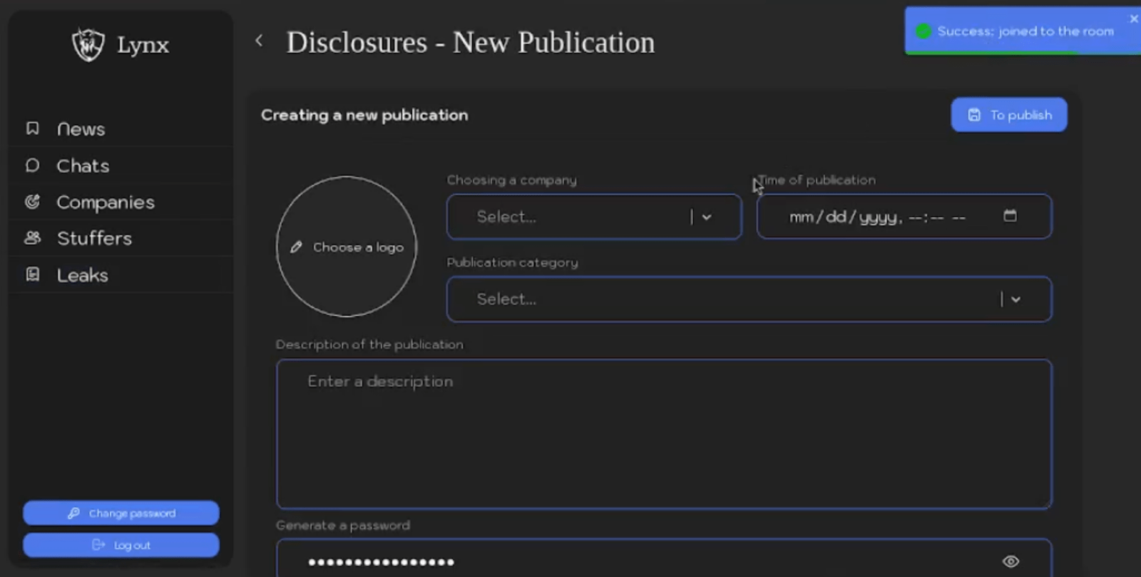 Figure 14. Screenshots of the interface for scheduling a publication in the Figure 14. Screenshots of the interface for scheduling a publication in the