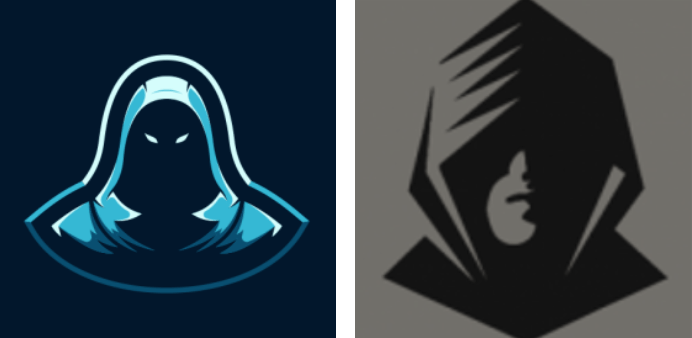 Figure 14. A comparison between GHOSTR (left) and DESORDEN’s (right) avatar on BreachForums.