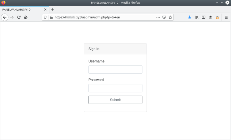 Web panel U-Admin