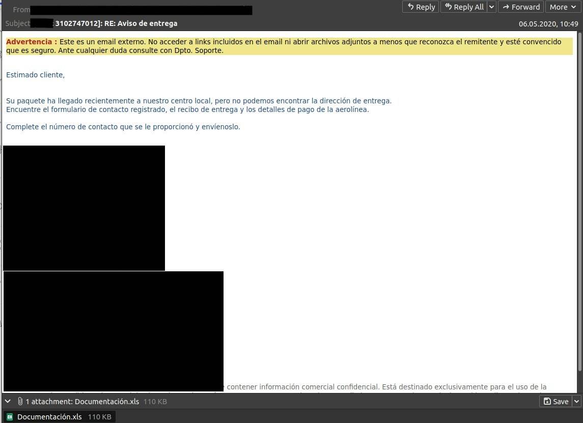 Kremlin RATs Phishing email