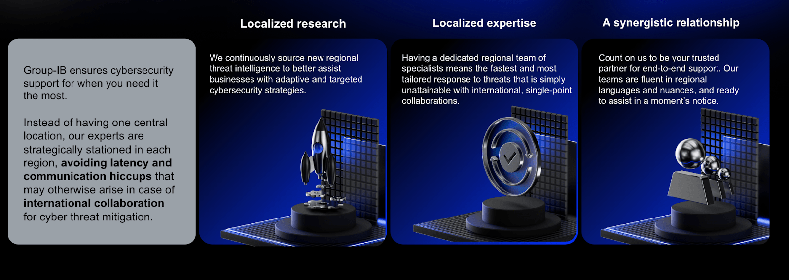 Image 2: Group-IB supports regions with localized expertise to stay ahead of their threat landscape.