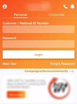 screen of a fake web page