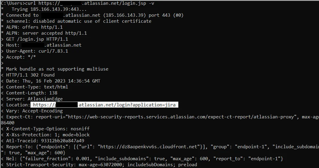 3-min The tag value when the organization exists Atlassian