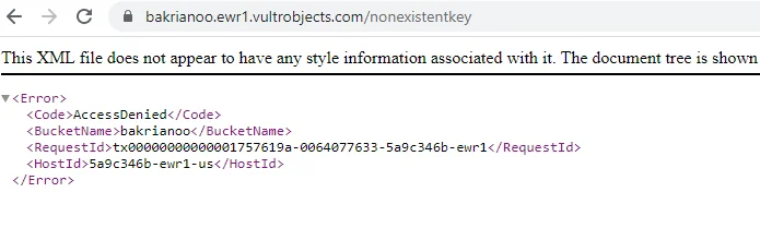 31-min A screenshot showcasing that no key enumeration is possible