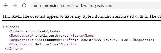 32-min A screenshot showcasing that bucket enumeration is possible