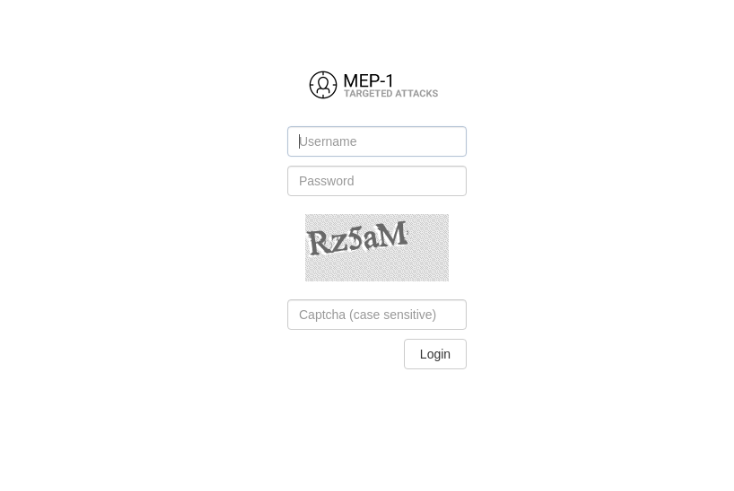 Mephistophilus phishing page