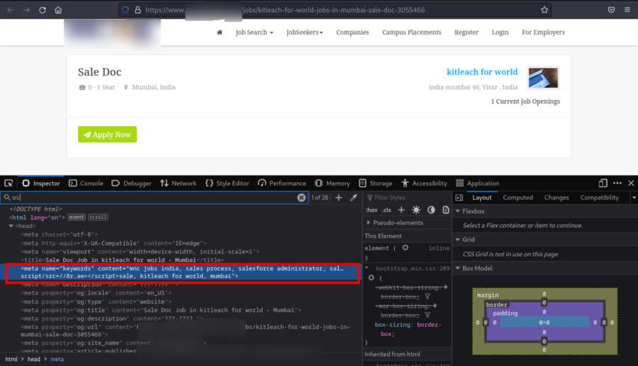 websites compromised by ResumeLooters