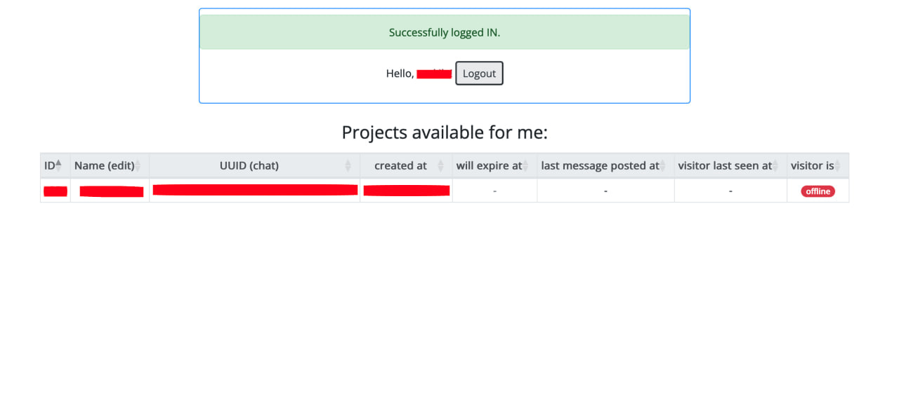 Screenshot of the panel of Eldorado ransomware group