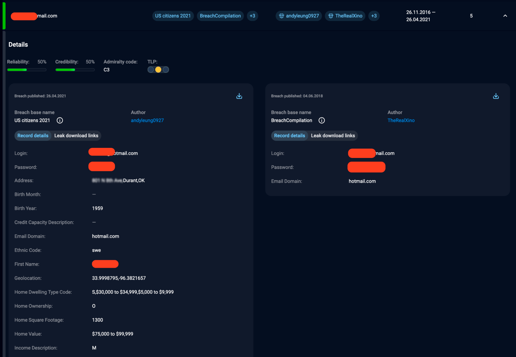 group-ib threat intelligense interface screenshot