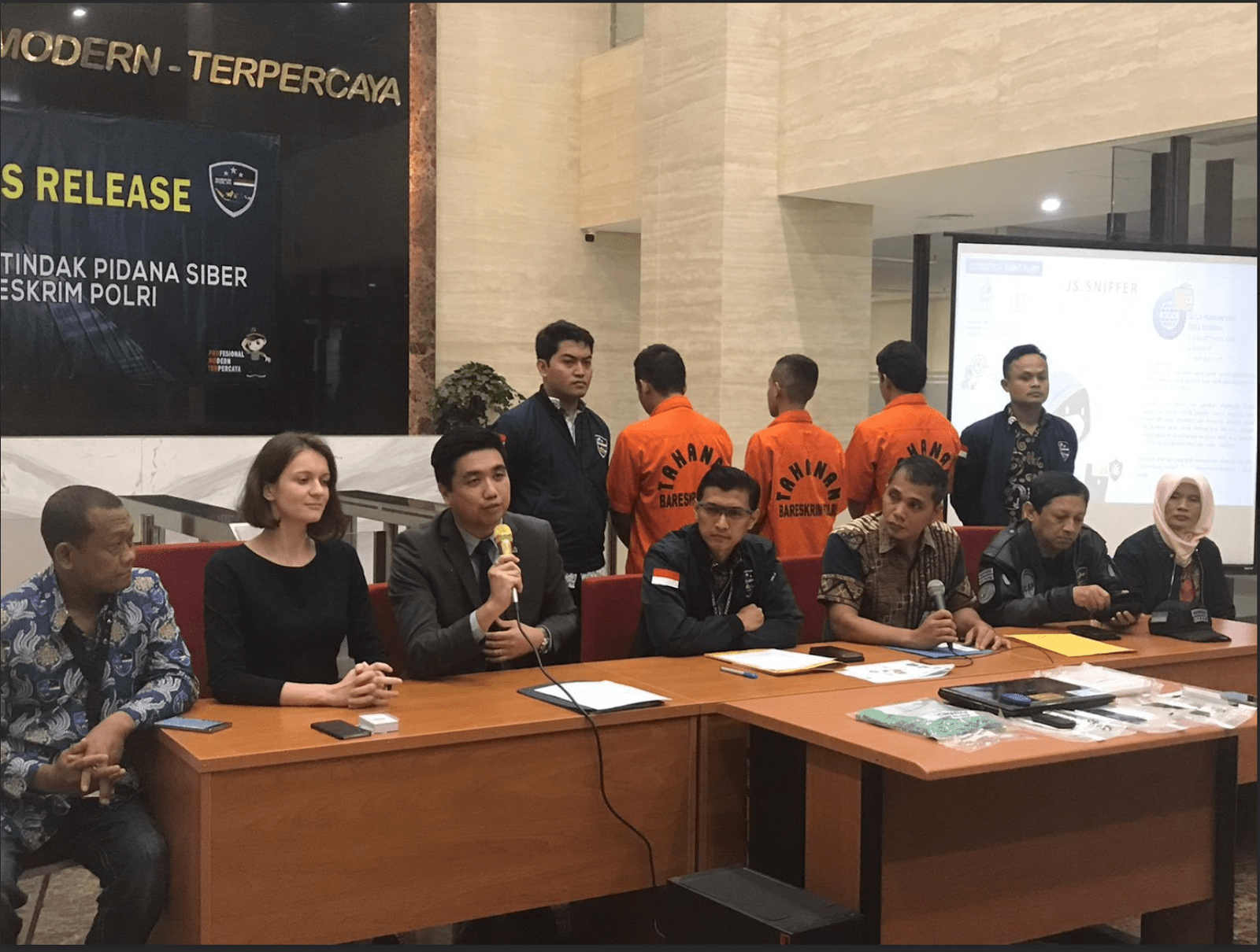 Image 6: Press release where authorities announced the operation, arrests, and their cybercrime networks