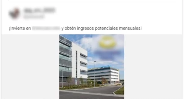 Example of Spanish-language Facebook advertisement