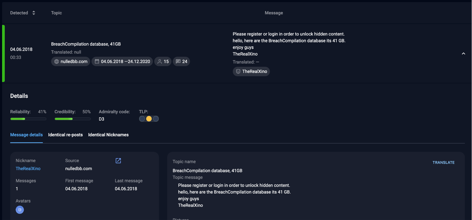 group-ib threat intelligense interface screenshot
