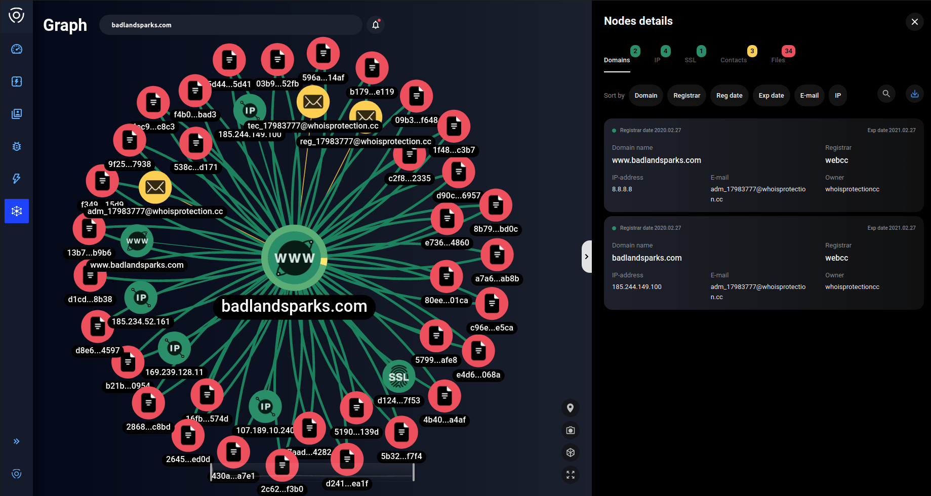 Infrastructure relating to the raccoon stealer domain