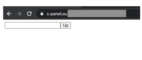 Login form found on the phishing site