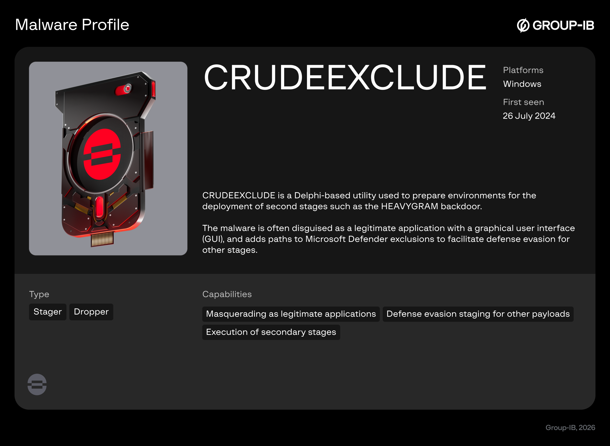 CRUDEEXCLUDE_Malware Profile