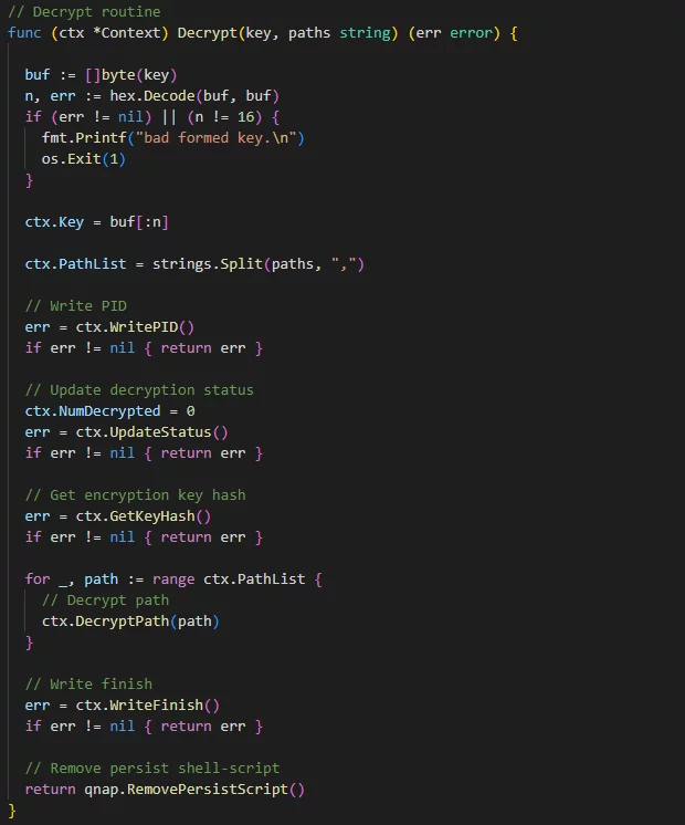 Deadbolt decryption mode function