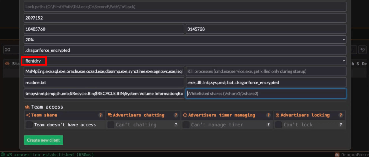 DragonForce Ransomware 12-min The “original” (based on ContiV3) version of the DragonForce ransomware