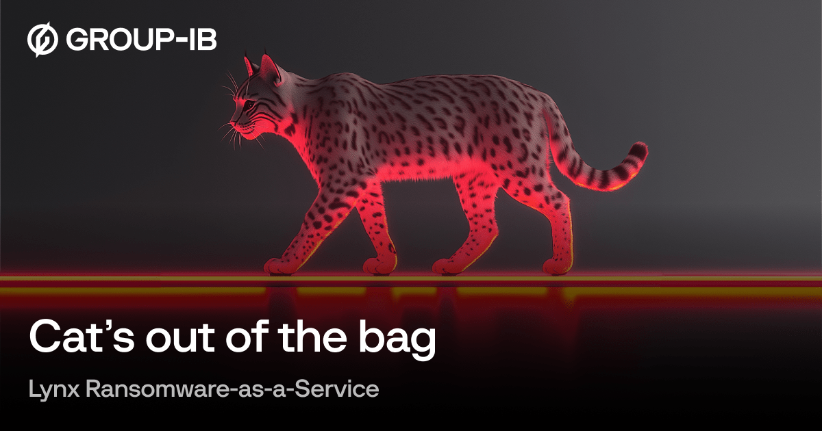 Cat’s out of the bag: Lynx Ransomware-as-a-Service | Group-IB Blog