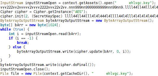 Figure 17. APK Decryption Block