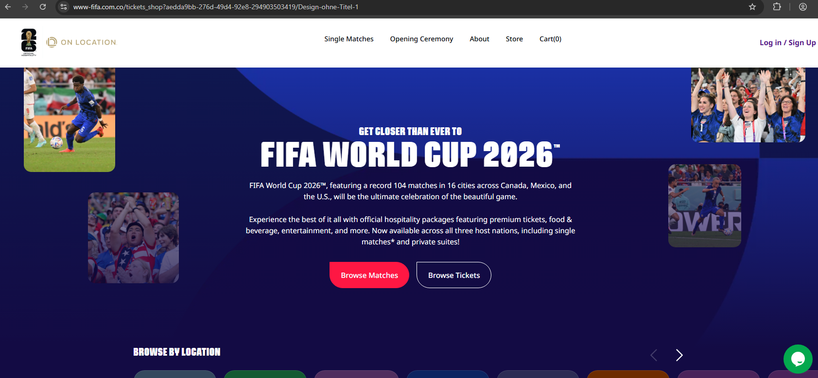 Figure 8: Example of a fraudulent ticketing page (www-fifa[.]com[.]co) that impersonates the official FIFA 