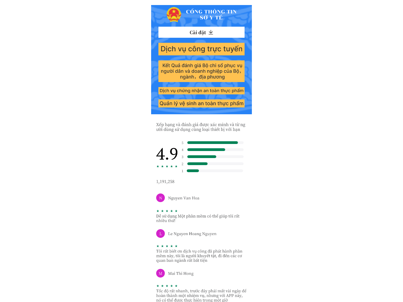Figure 8. Fake Department of Health site hosting a malicious APK.