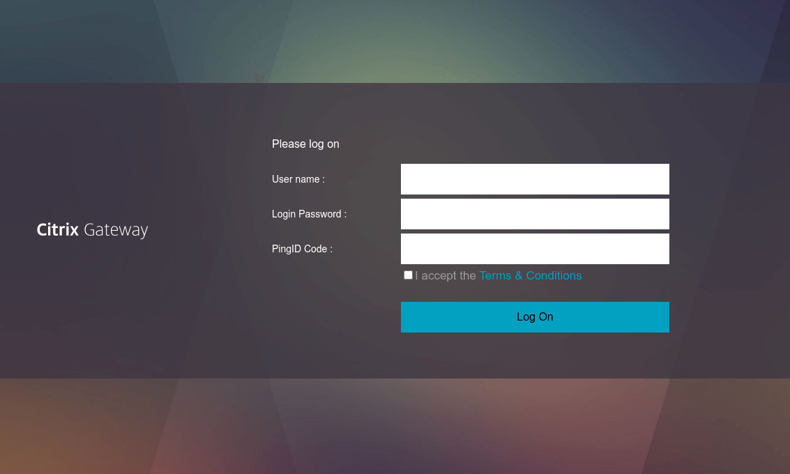 Figure 11. Citrix phishing page targeting Asurion. The same subcluster behind these attacks was targeting marketing companies too.