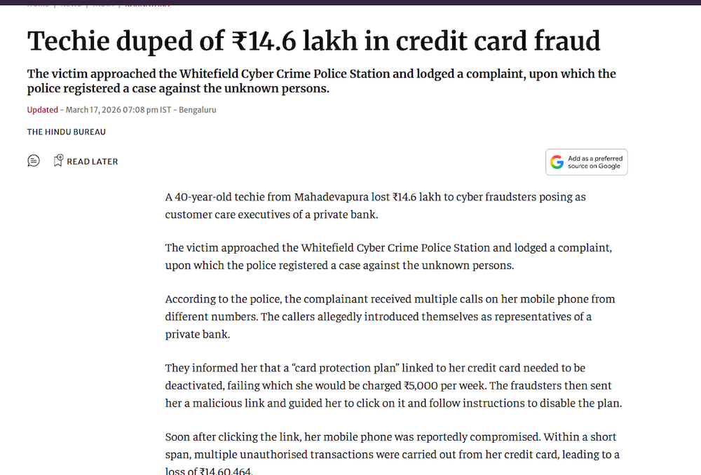Figure 11. Screenshots of victim cases published on online news websites.