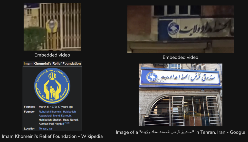 Figure 15. Imam Khomeini’s Relief Foundation (left) and Emdad-e Velayat Qard al-Hasan Fund (right)