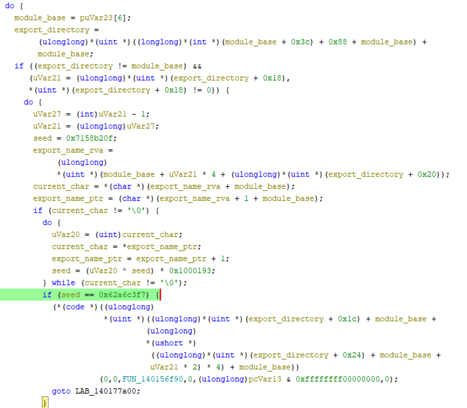 Figure 18. FNV-1 hash algorithm in SiriusQT client side component.
