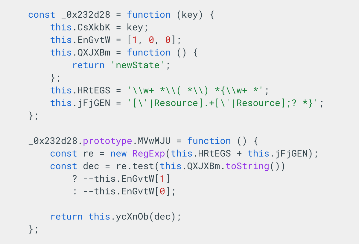 Figure 19. Anti-analysis layer 2 code snippet.