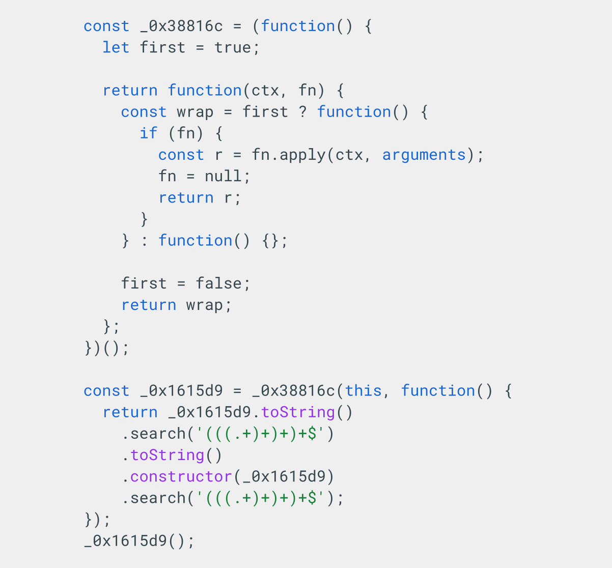 Figure 20. Anti-analysis layer 3 code snippet.