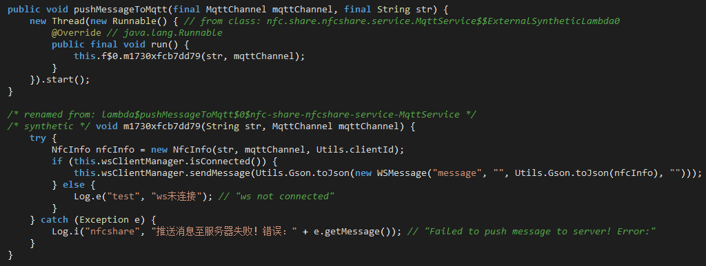 Figure 20b. MqttService Figure 20b. MqttService