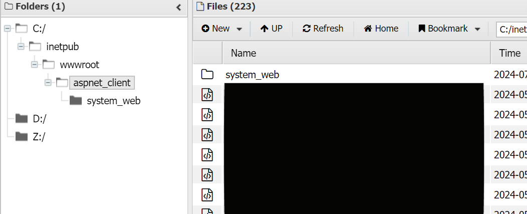 Figure 23. Executing AntSword on real target.
