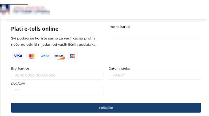 Figure 4: Fake payment portal designed to steal victim payment data. Figure 4: Fake payment portal designed to steal victim payment data.